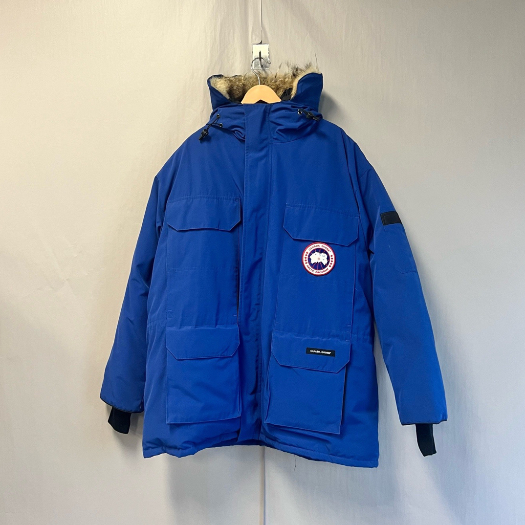 99新 CANADA GOOSE 蓝色远征羽绒服 xl码#4024jnd