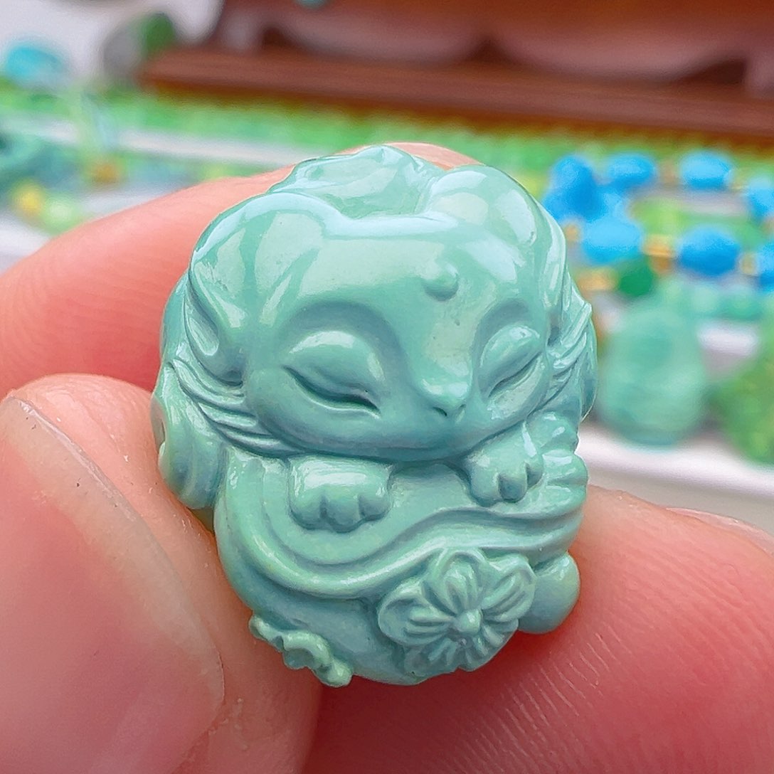 未镶嵌绿松石项链