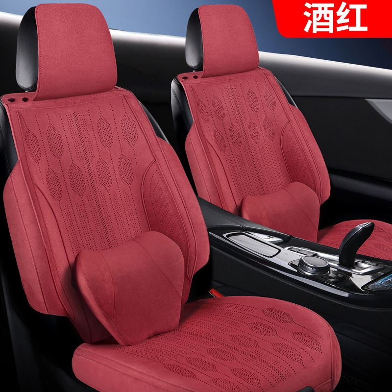 丰田系列荣放翻毛皮汽车坐垫四季通用通风透气防滑舒适座椅套