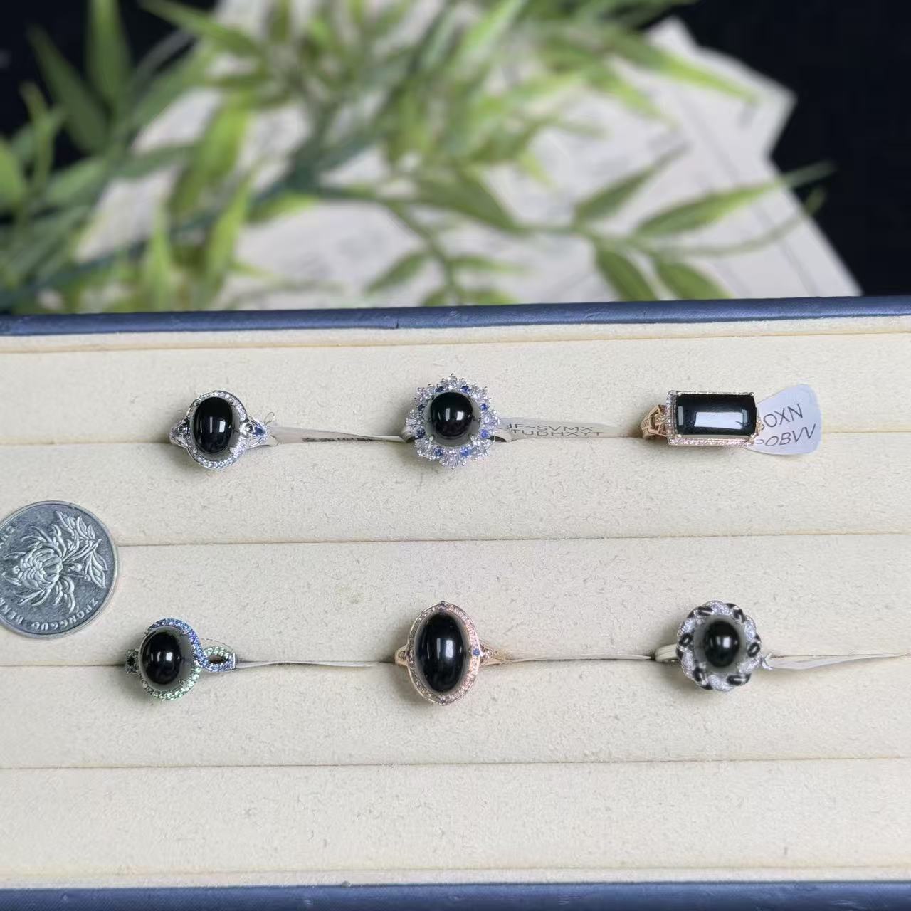 思懿珠宝   18k墨翠戒指-8800-1-MN-多样性发一