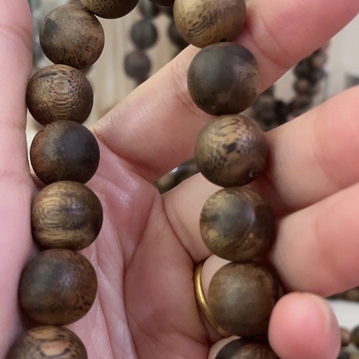 沉香沉香碎屑卡1．2圆珠单圈