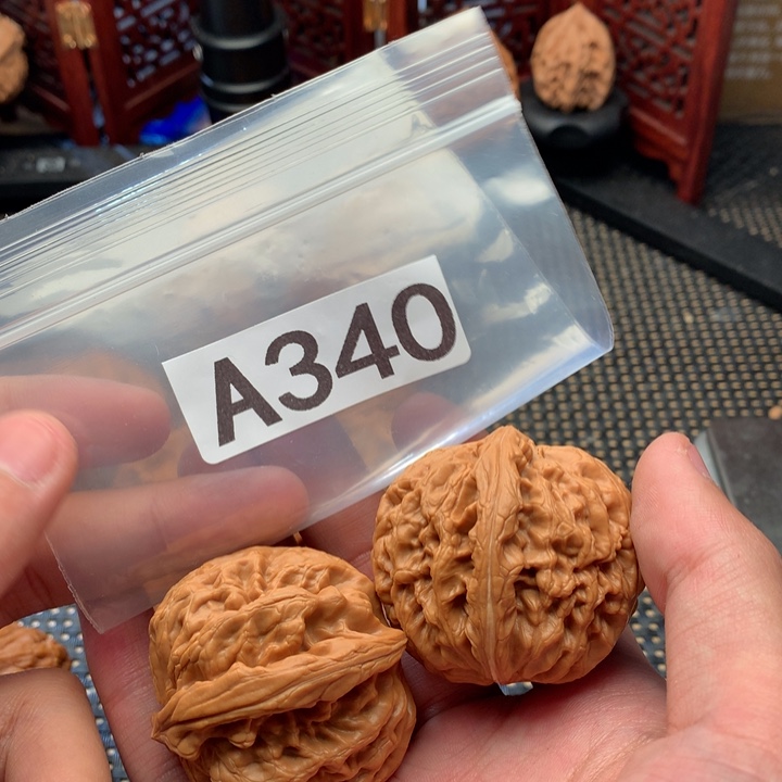 吊坠文玩核桃红锦鲤