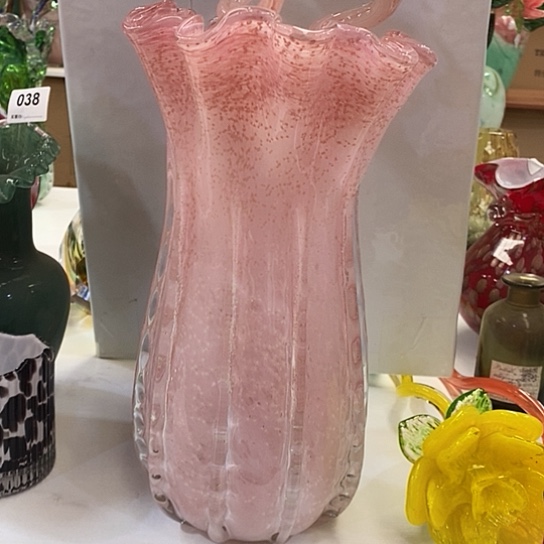 琉璃夜光瓶高31厘米口径15厘米