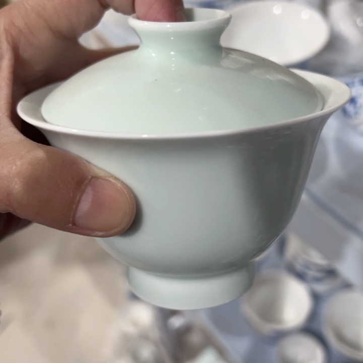 壶青釉盖碗陶瓷一个陶瓷