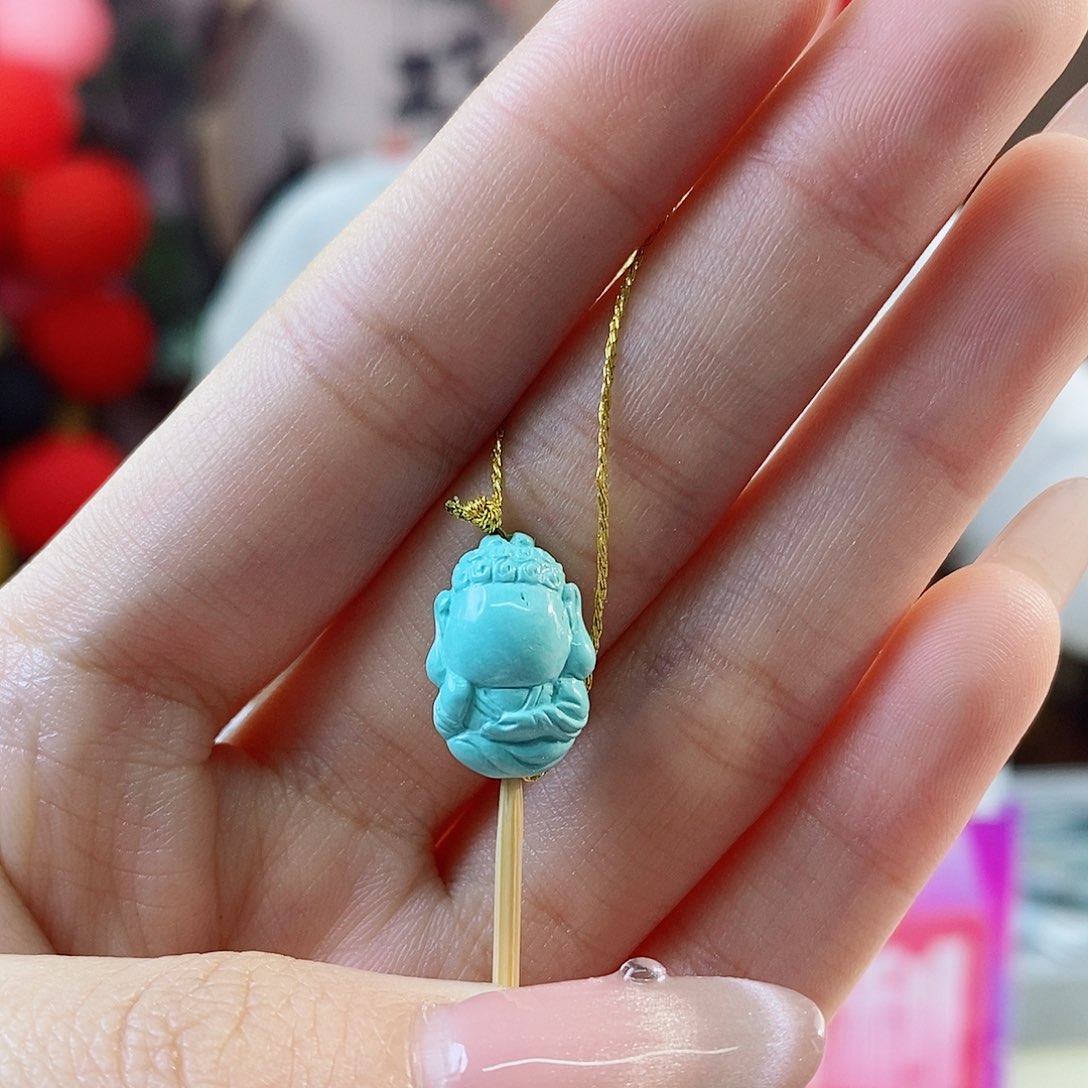 逗***糖绿松石未镶嵌珠宝奇石