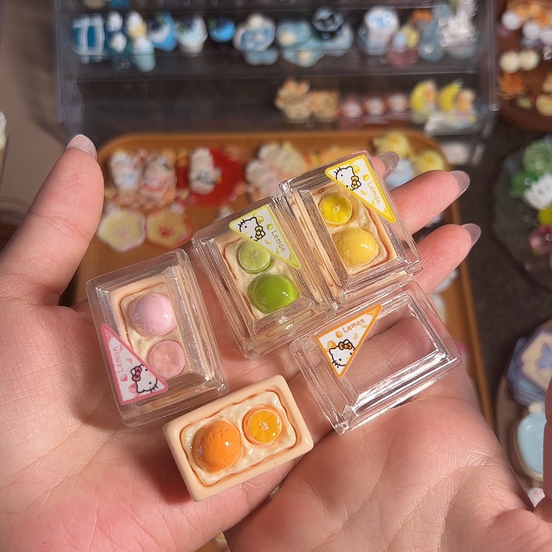 树脂尼酱一盒柠檬4套可打开
