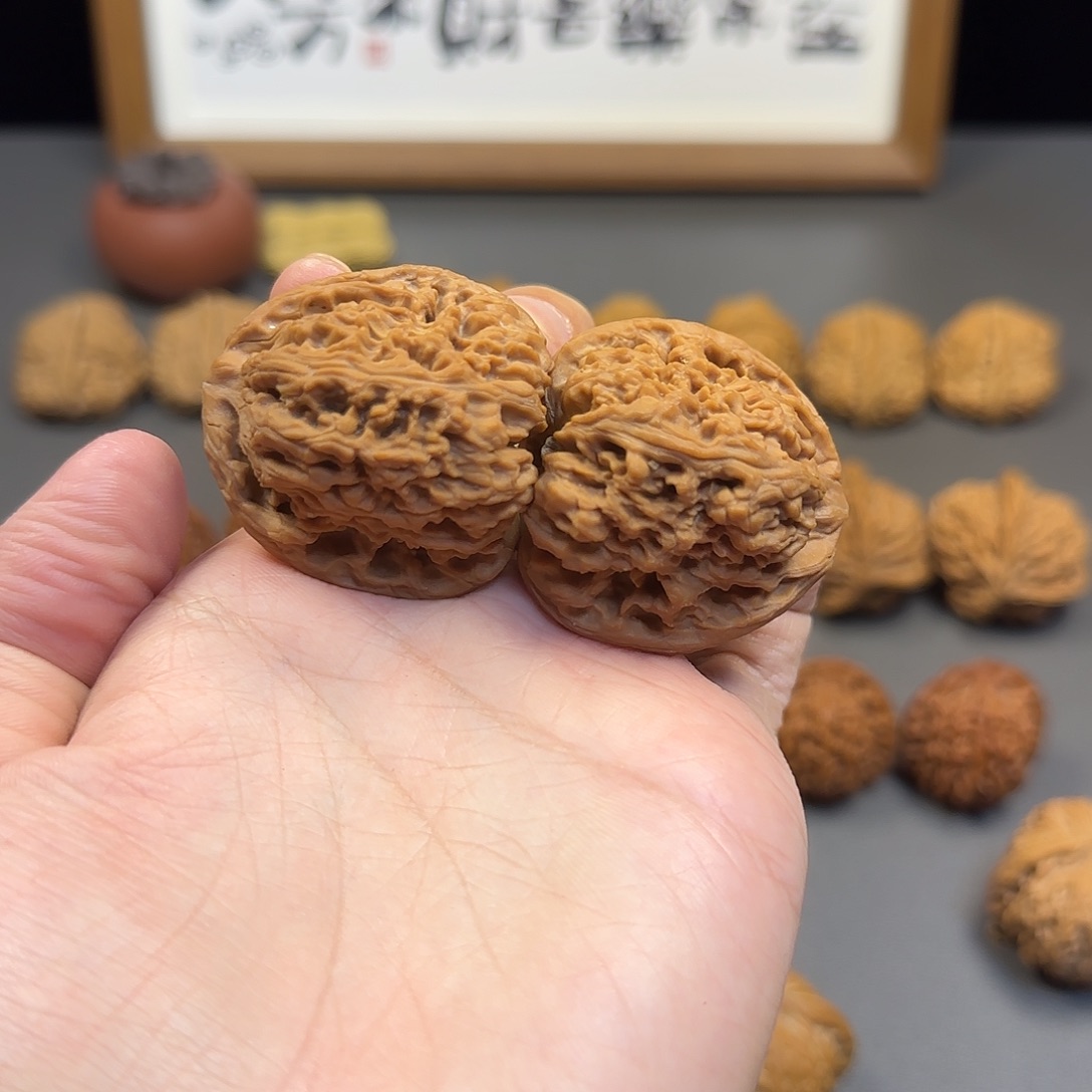 文玩核桃吊坠39尺全品南疆石