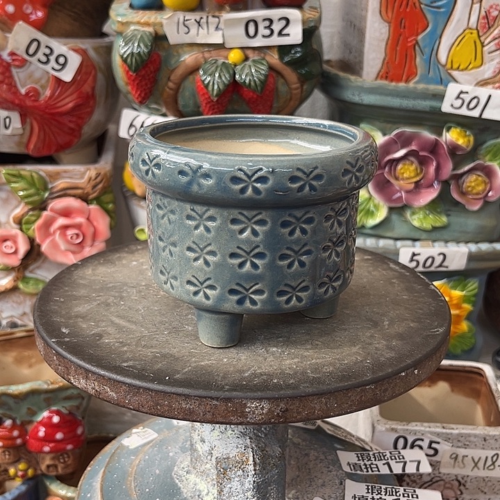 粗陶材质多肉花盆