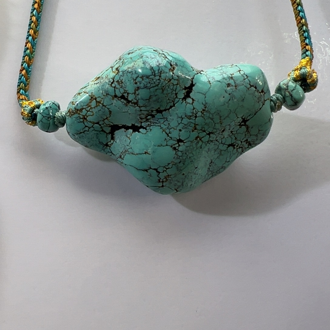 绿松石未镶嵌挂件