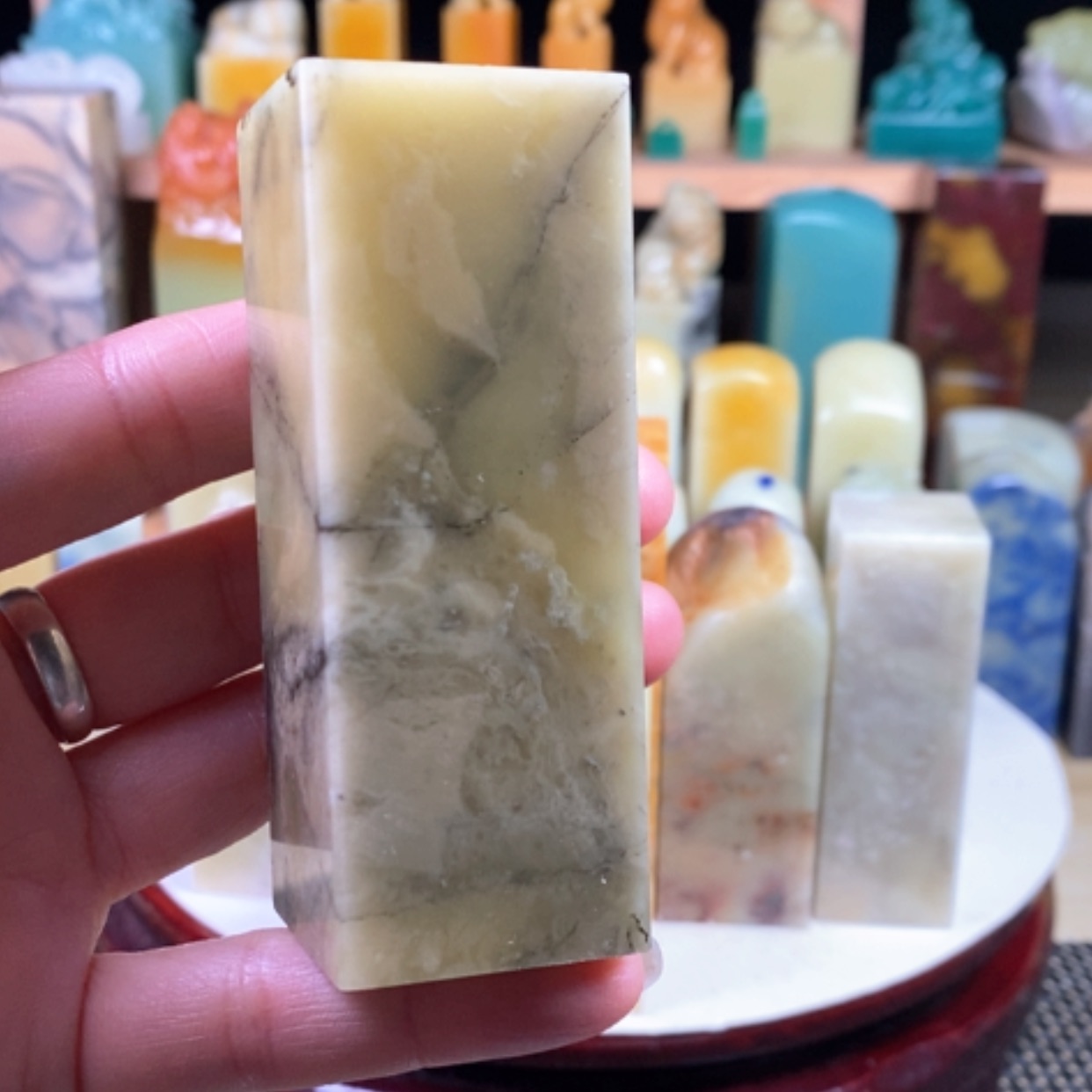 【闪购商品】青田石国*国封门石…………