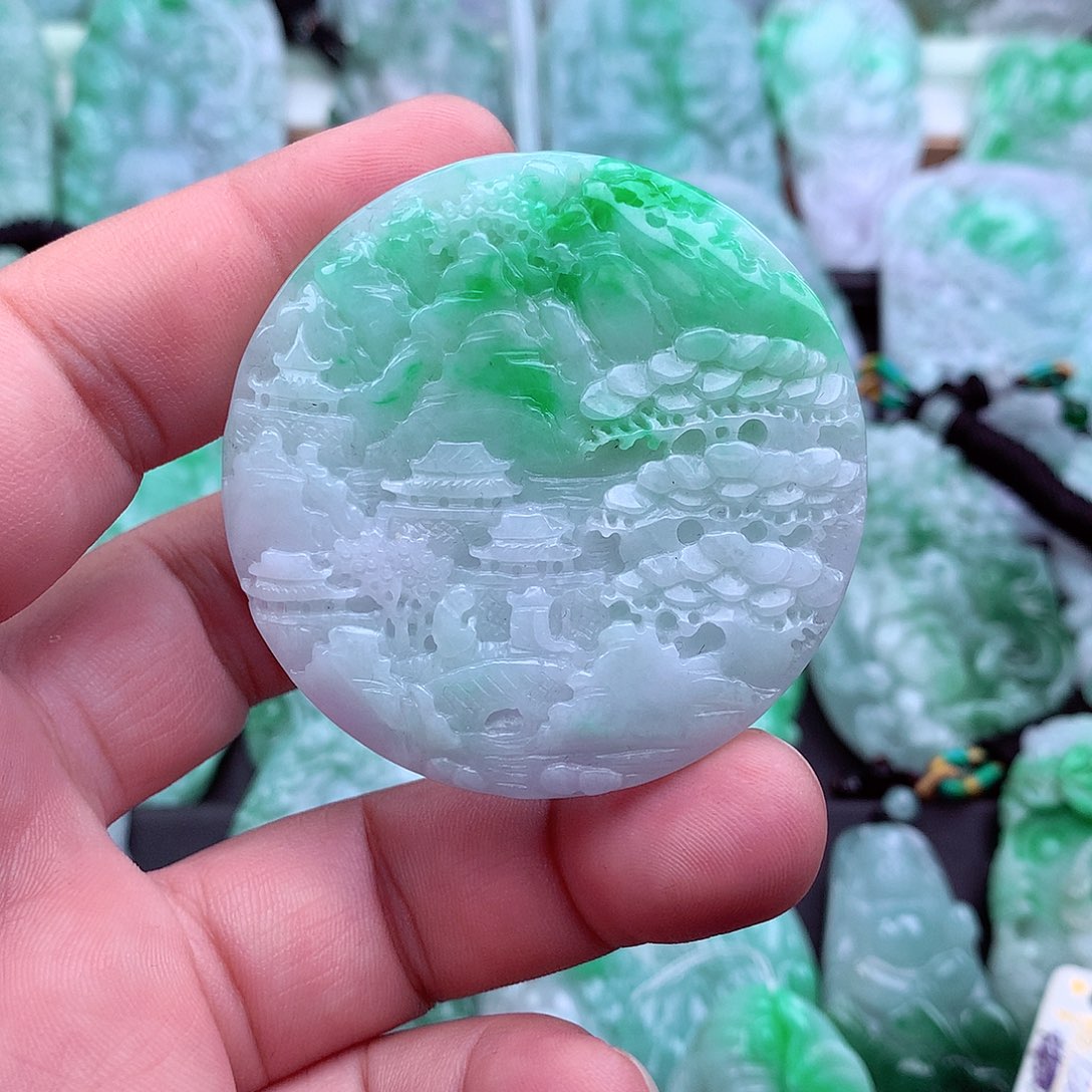 翡翠吊坠(不含链)未镶嵌