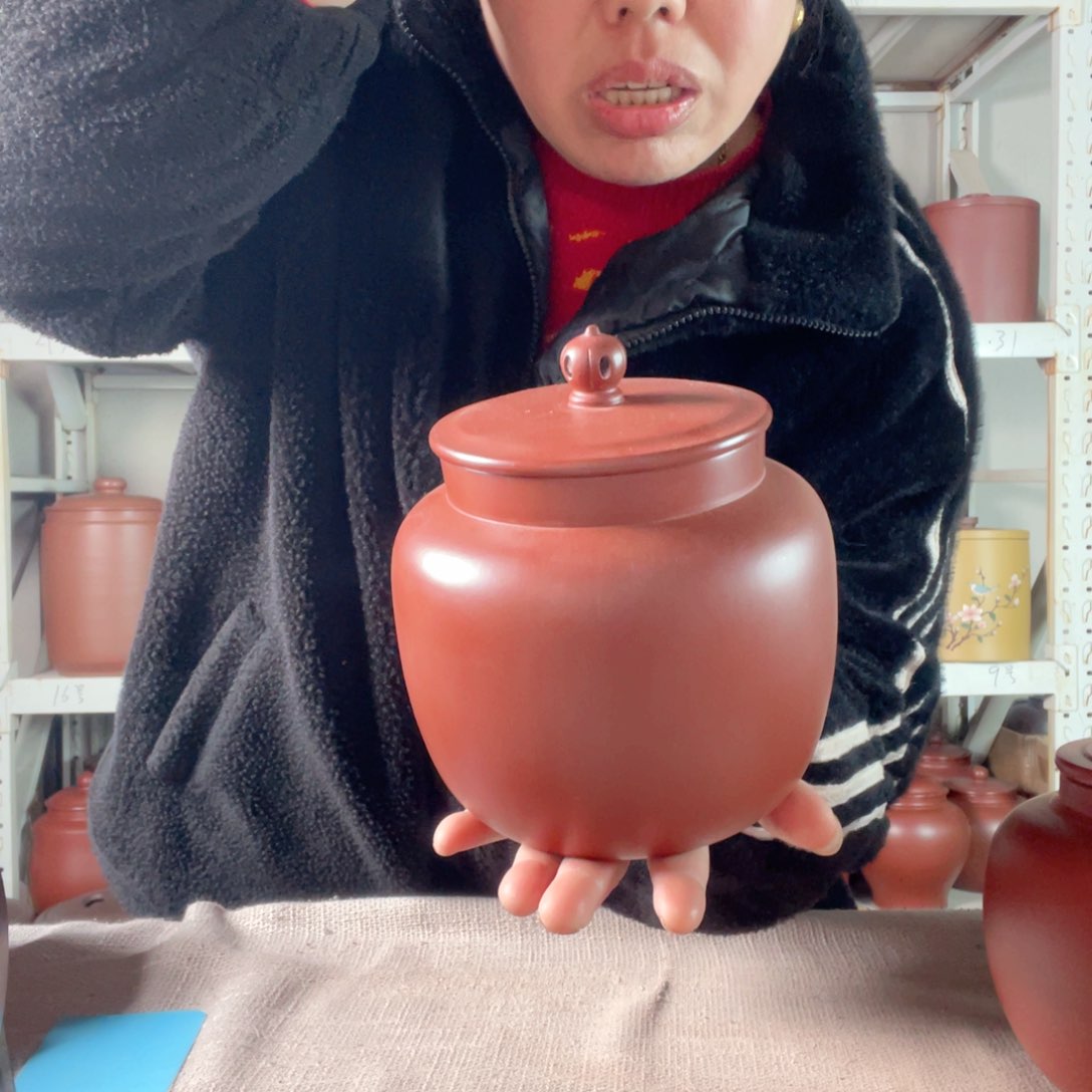 紫砂茶叶罐今天晚上