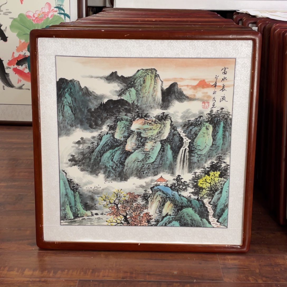 国画带框尺寸63*63厘米