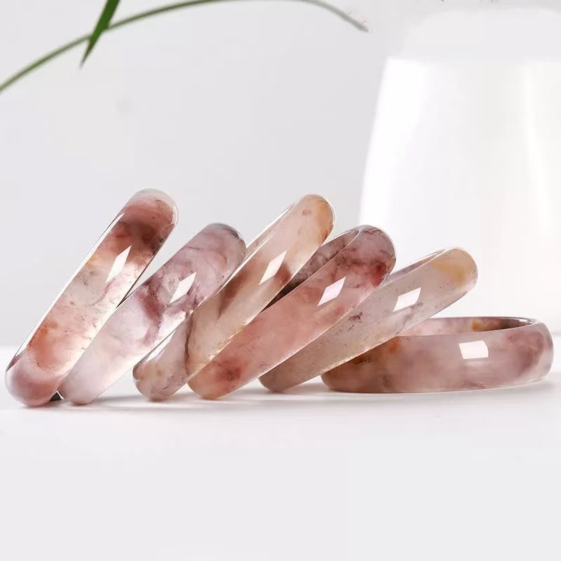 天然紫罗兰平安镯多样性发其一