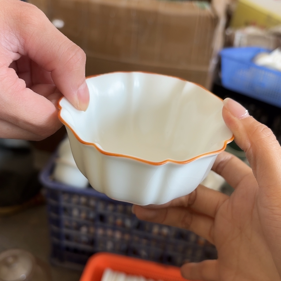 龙泉云间青瓷小米茶器