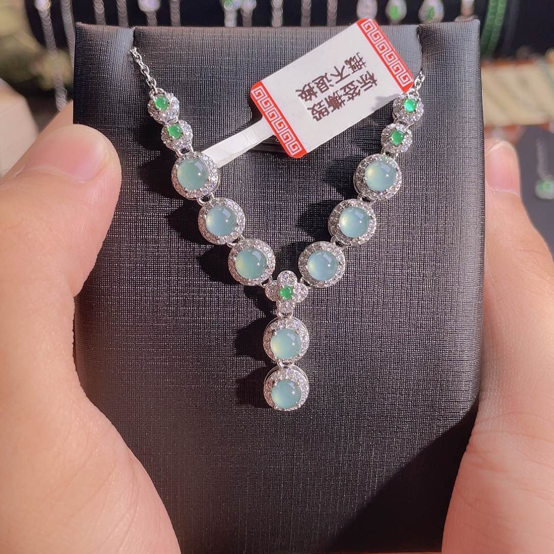 项链未镶嵌翡翠 