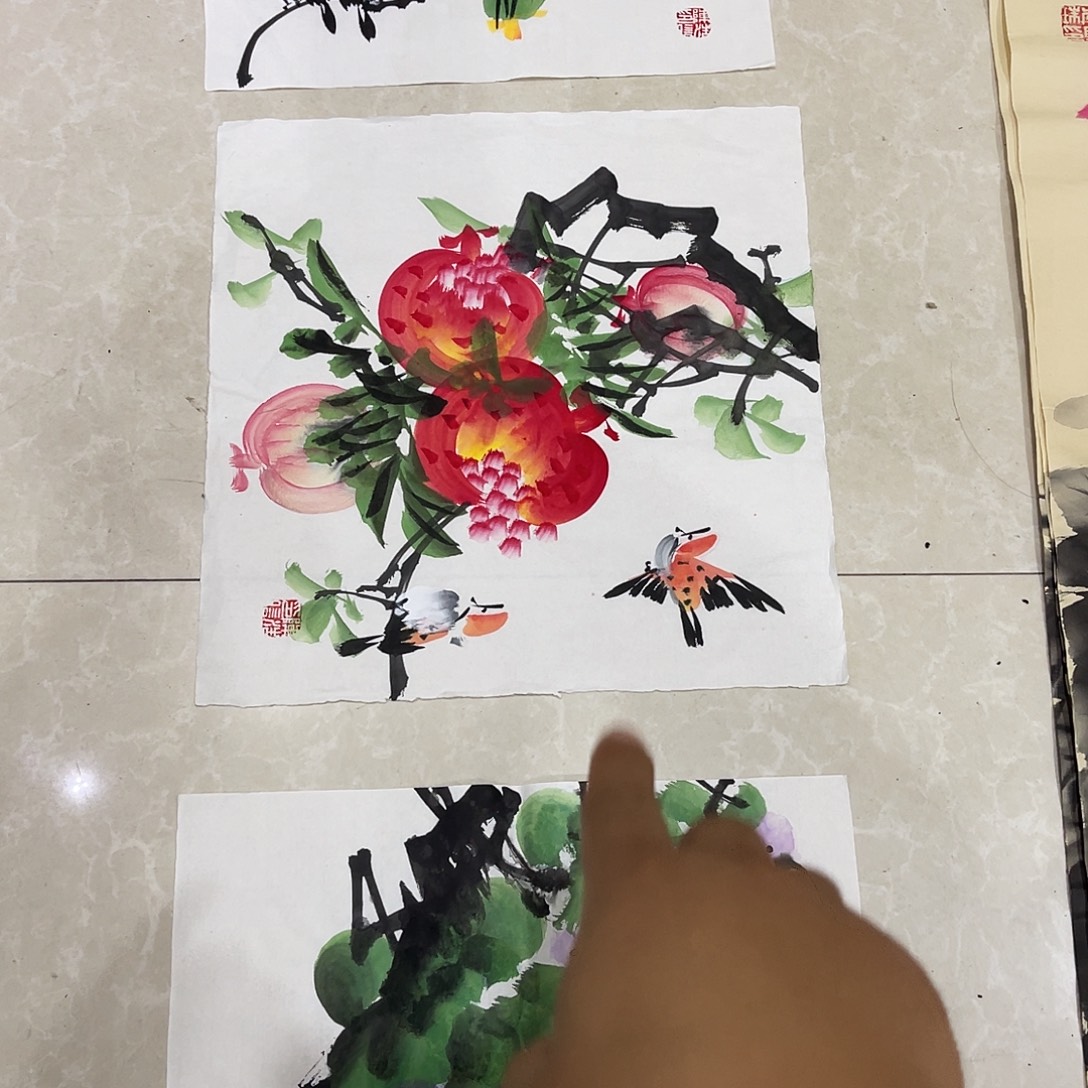 国画手绘作品专用链接