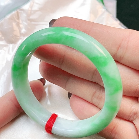 未镶嵌手镯翡翠正圈2573