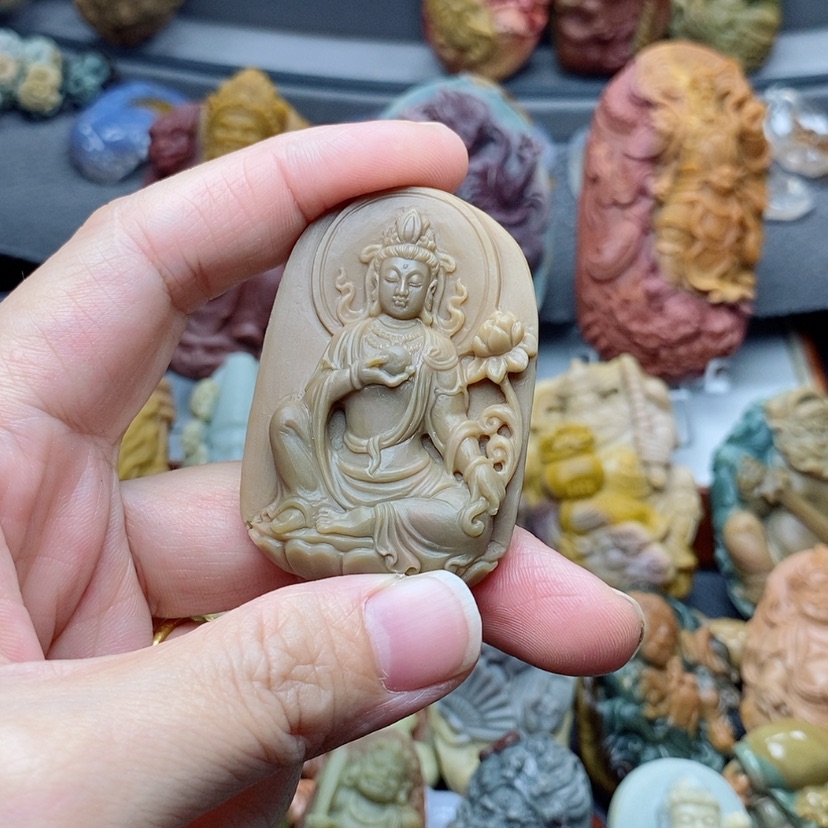 【闪购商品】未镶嵌定制石英质玉吊坠