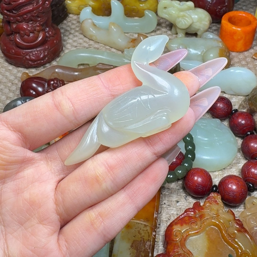 吊坠白玉菩提挂件