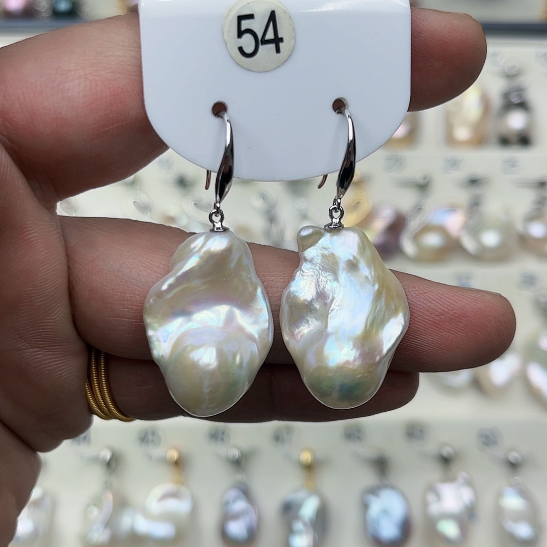 淡水珍珠吊坠(不含链)未镶嵌泥*04