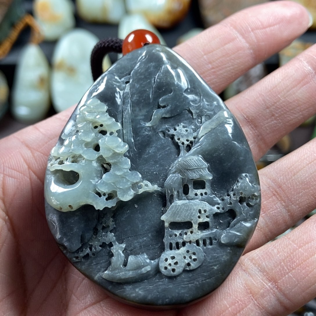 和田玉把件未镶嵌