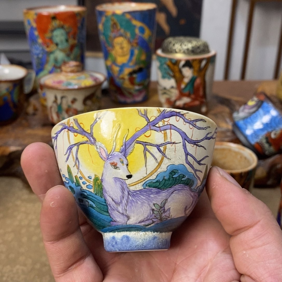 手工制作的一款九色鹿