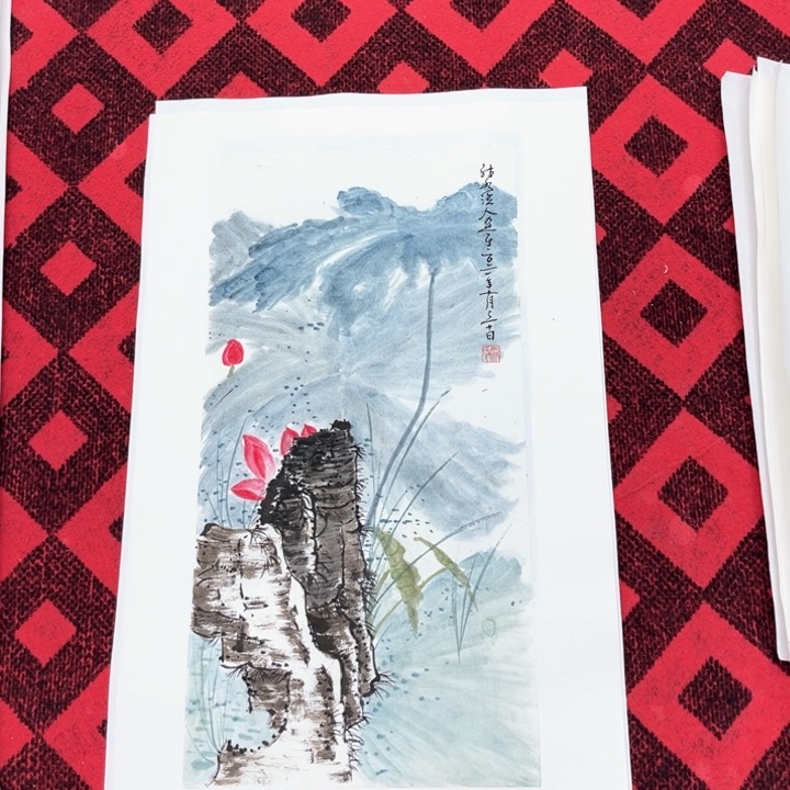 国画陈****）纯手绘国画作品国画