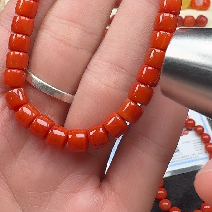 手链未镶嵌南红玛瑙