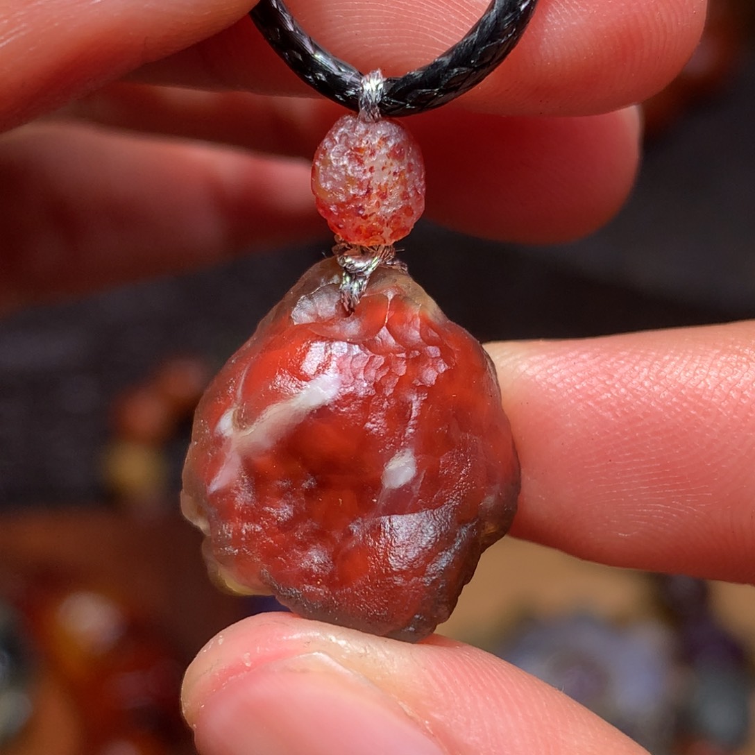 未镶嵌玛瑙/玉髓珠宝半成品