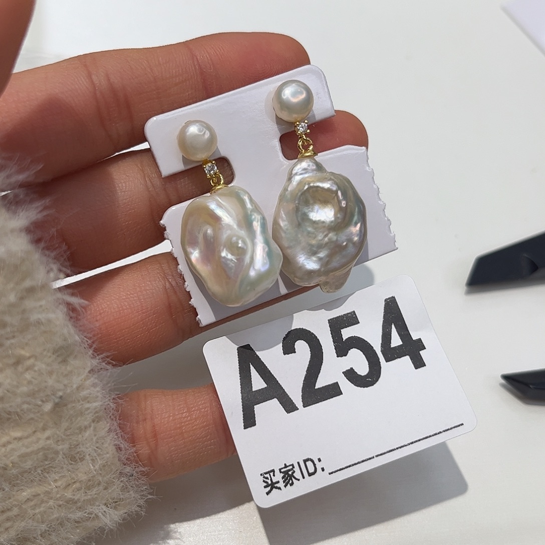 耳饰合金淡水珍珠