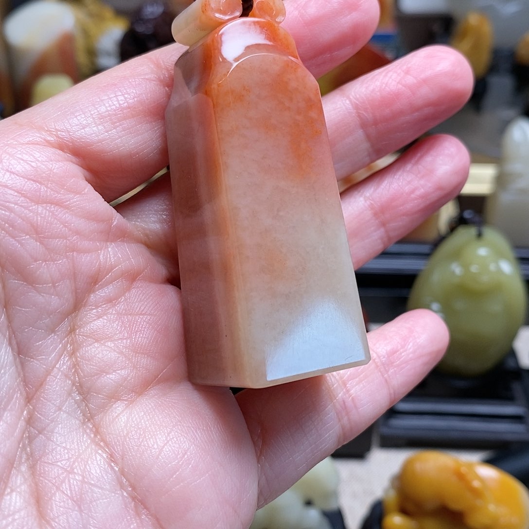寿山石A***P山坑之王杜陵石印章