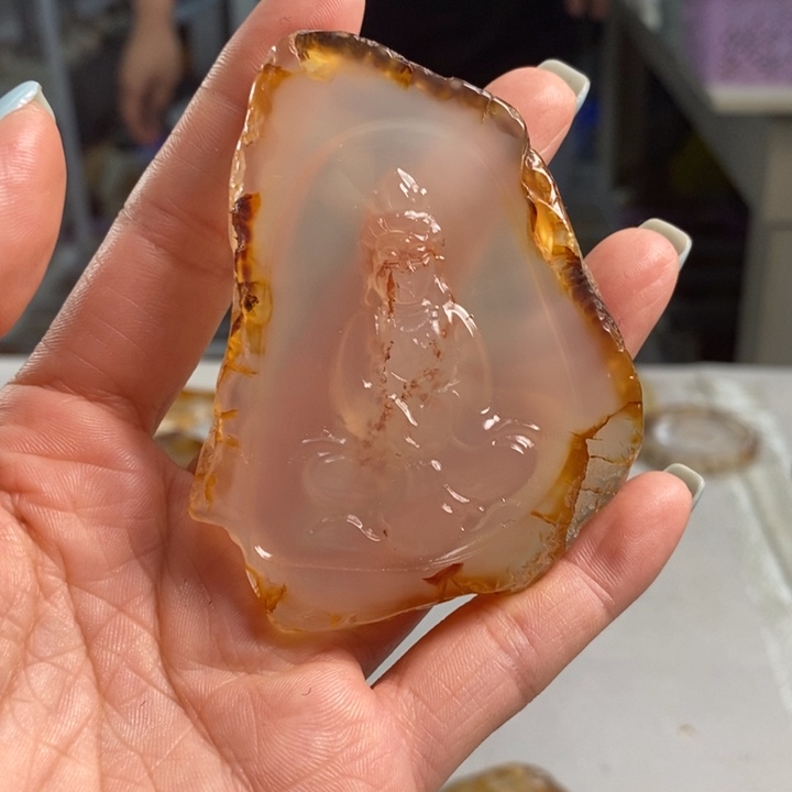 玛瑙/玉髓未镶嵌吊坠(不含链)