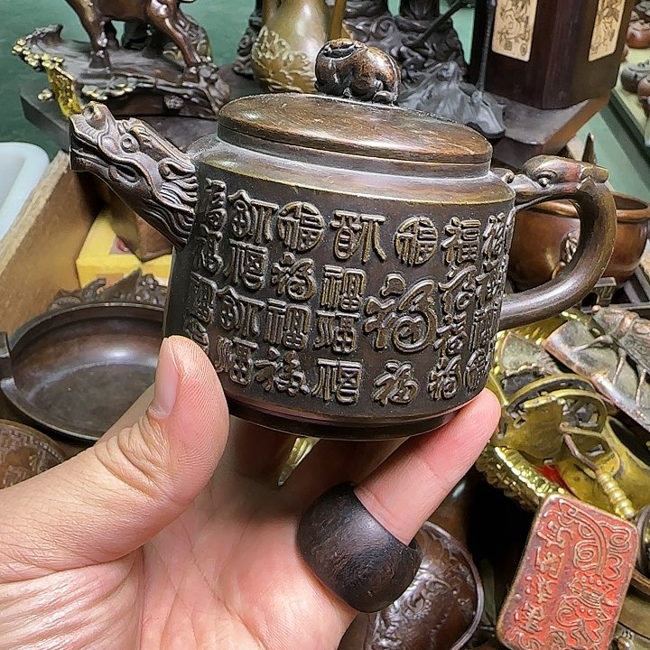 铜器办公室茶室摆件