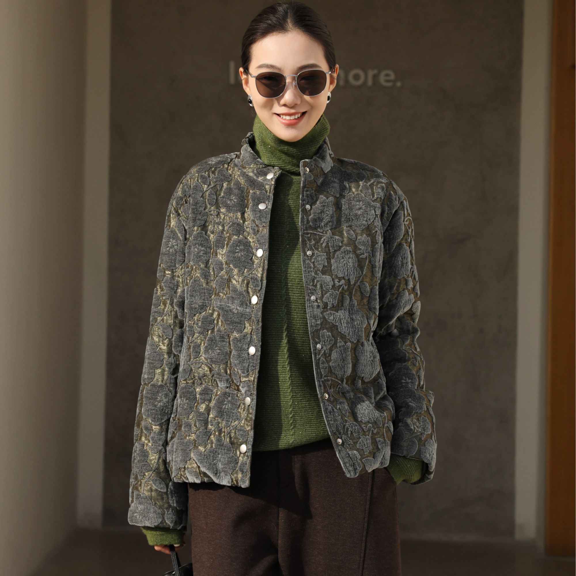 ZOZO HOME ｜本然优雅斑斓轻量感锁温鹅绒服q172881p