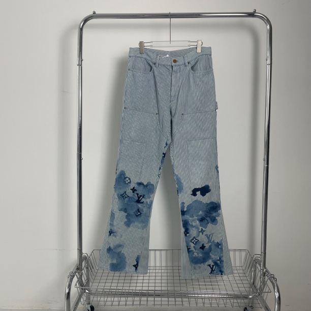 全新未使用 LouisVuitton/路易威登 水墨渲染牛仔裤 yy00964 /32