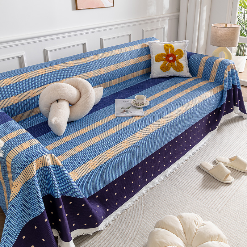 四季款防水沙发巾盖布通用全包沙发垫套罩巾防尘沙发毯疏水层面料