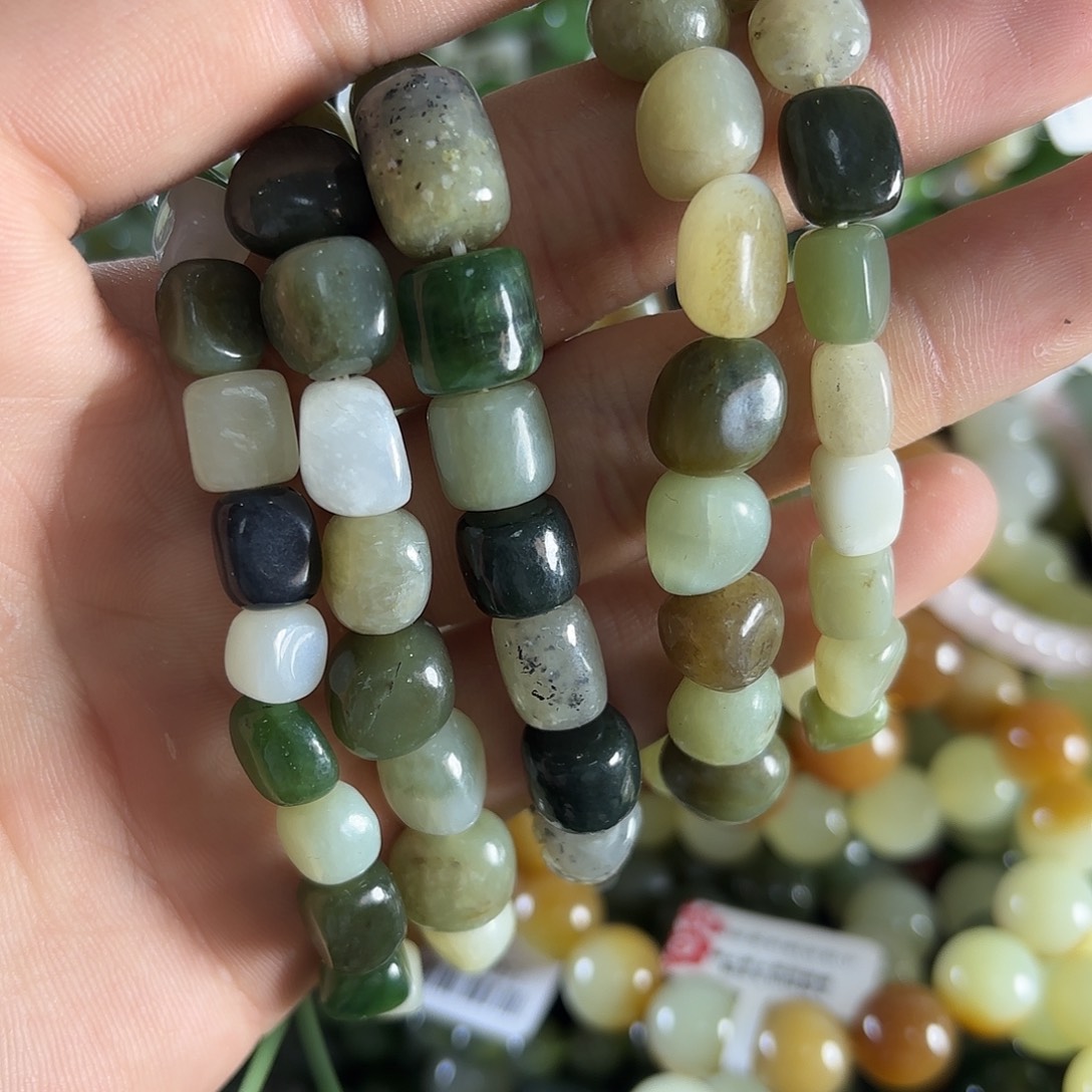 和田玉手链未镶嵌随机发一