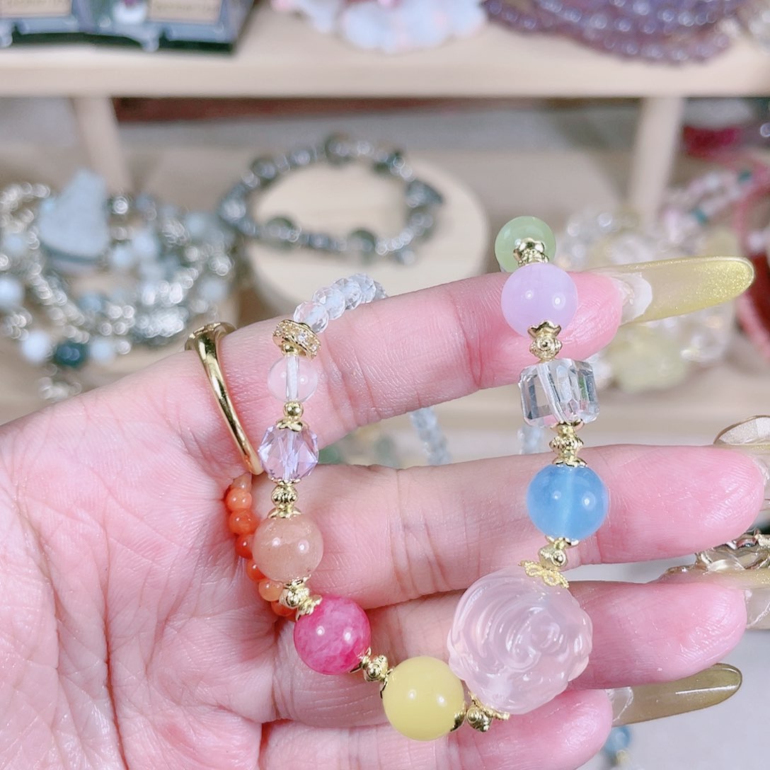 水晶手链未镶嵌设计