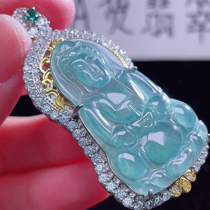 翡翠颈饰未镶嵌999999999