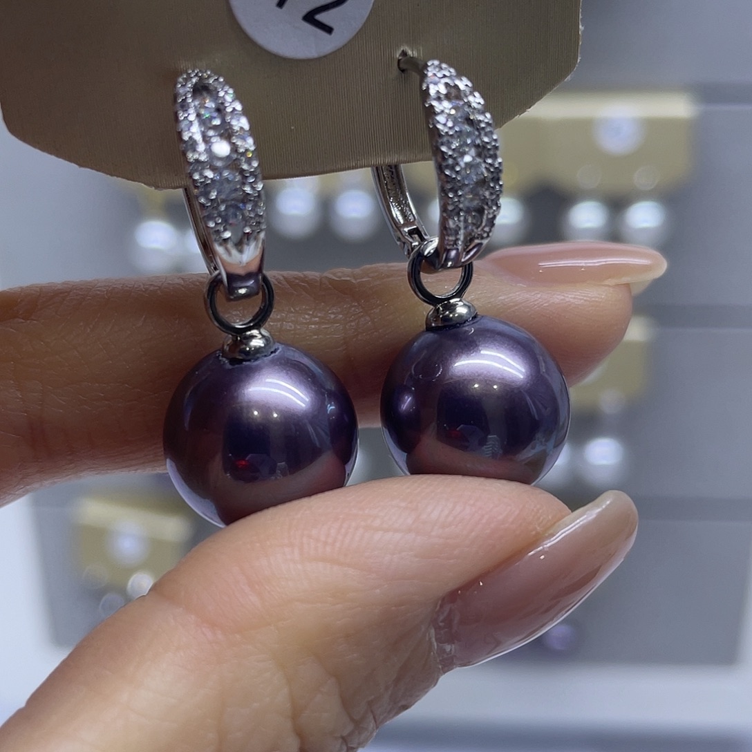 淡水珍珠耳饰未镶嵌