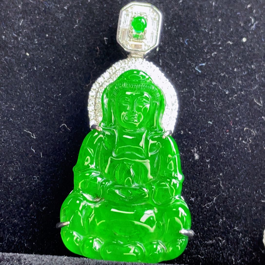 翡翠吊坠(不含链)未镶嵌