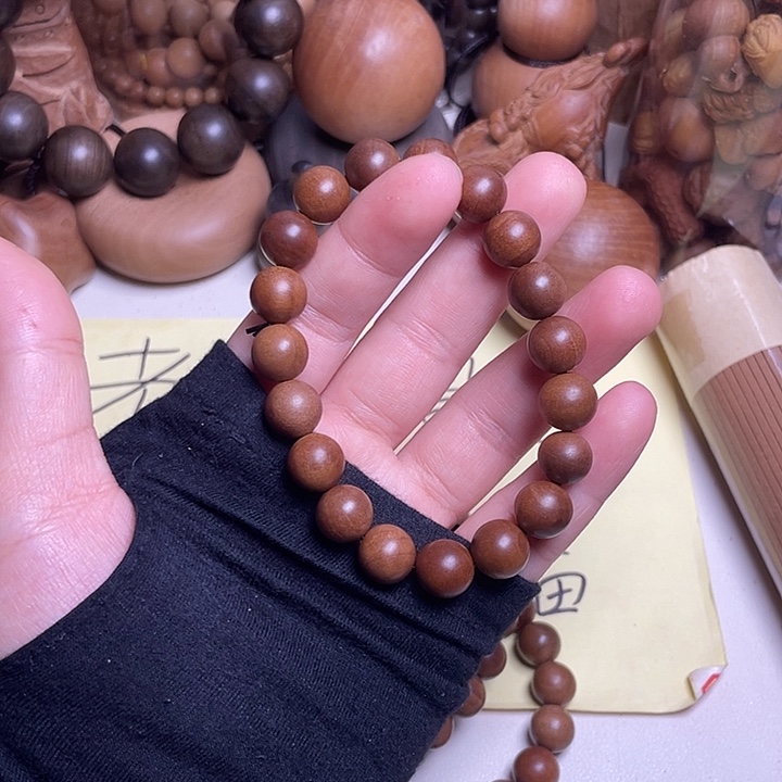 檀香木手串/手链老山檀香1.0/19土埋料
