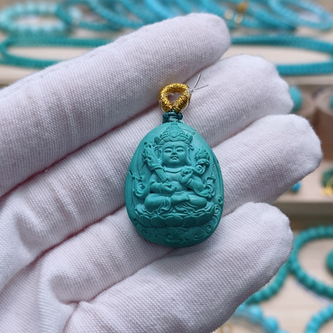 绿松石珠宝奇石未镶嵌