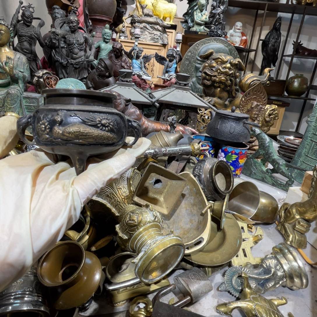 大阪回流铜器摆件37