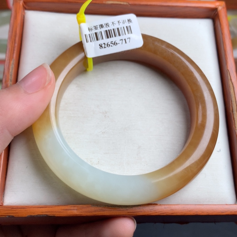 【闪购商品】和田玉手镯未镶嵌54.5