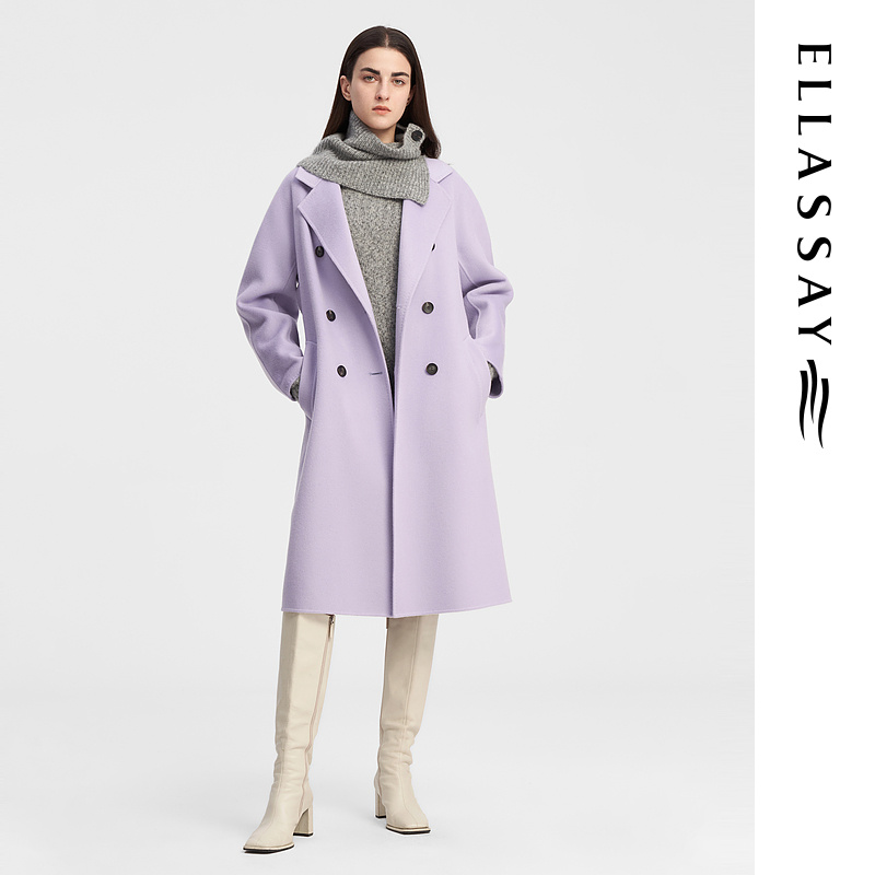 【丽公主专享】歌力思西装式大衣毛呢外套EWE344D03100