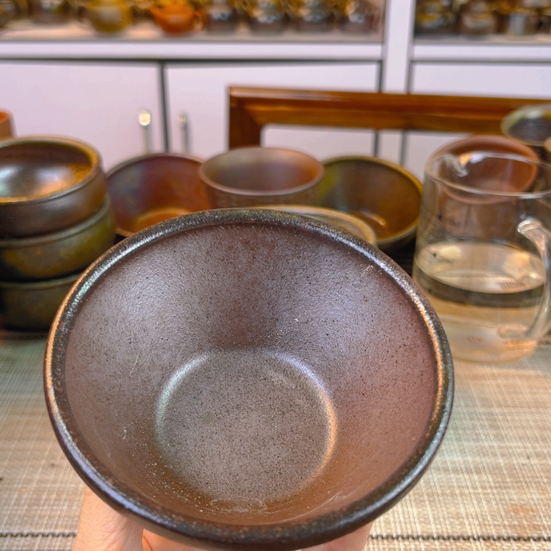 紫砂茶壶底槽清柴烧120cc