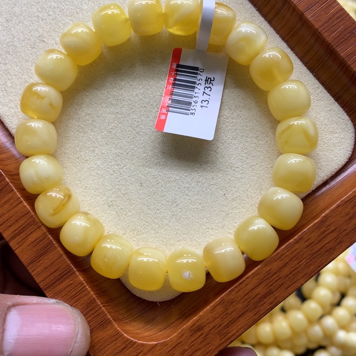 蜜蜡手链未镶嵌蜜蜡