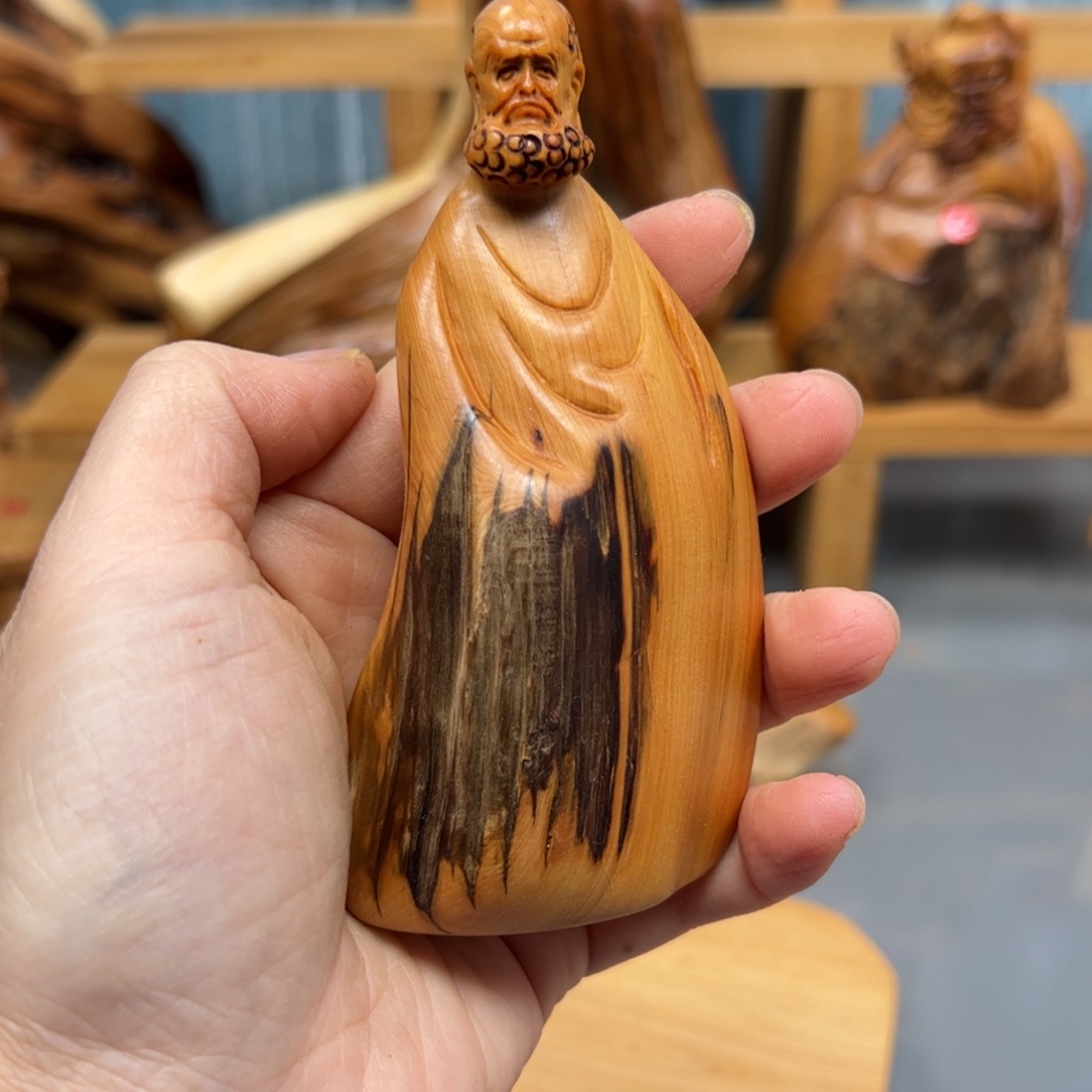 柏木崖柏木摆件手把件，69